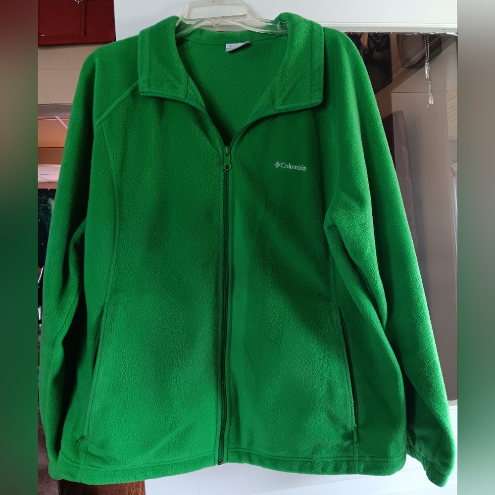 Columbia Green Fleece Jacket